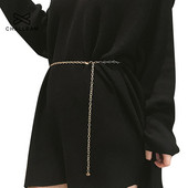 Moda femei curele cu lanț în talie pentru femeie cu corp argintiu mini rochie metalică curea de aur pentru femei cu paiete lanțuri subțiri pentru femei ketting riem 133