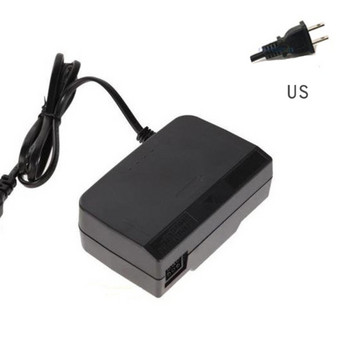 Захранващ адаптер за пътуване за N64 EU / US / UK Plug AC100V-240V адаптер Игрова конзола Стенно зарядно устройство Конвертор Аксесоар за игри