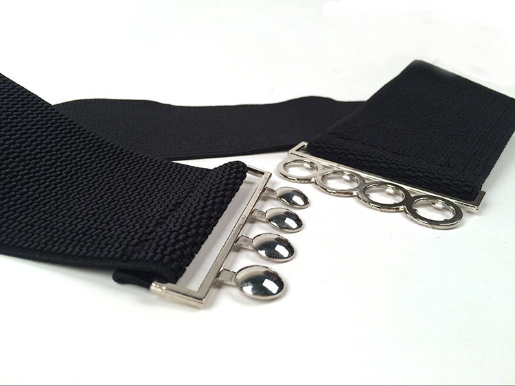 Rugalmas csipke fekete övek nőknek Luxus márka tervezői övek jelmezekhez Farmer öv Női esküvői ruha Derékszíj parti