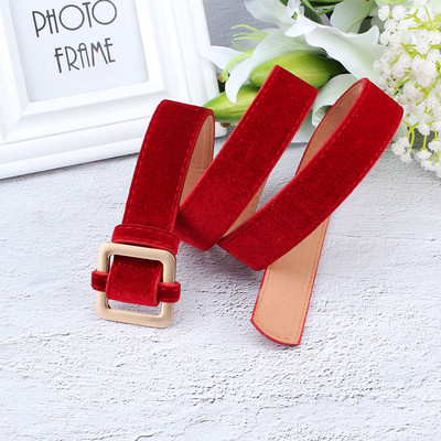 Dizajnérsky nový luxusný módny zamatový červený a čierny opasok s bielym odtieňom, prémiový flanelový sveter, kabát, šaty, džínsy, dámske opasky, Ceinture