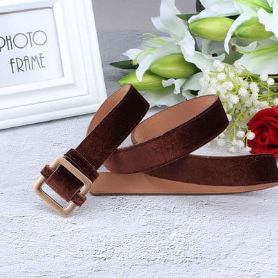 Dizajnérsky nový luxusný módny zamatový červený a čierny opasok s bielym odtieňom, prémiový flanelový sveter, kabát, šaty, džínsy, dámske opasky, Ceinture