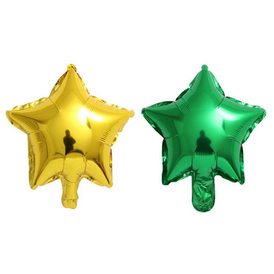 10 bucăți de 10 inci cu stea cu cinci colțuri baloane din folie pentru baby shower, petrecere de aniversare pentru copii, furnituri pentru decorațiuni de nuntă, baloane pentru copii Globos