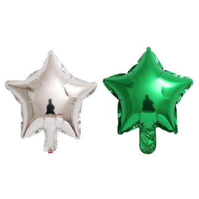 10 bucăți de 10 inci cu stea cu cinci colțuri baloane din folie pentru baby shower, petrecere de aniversare pentru copii, furnituri pentru decorațiuni de nuntă, baloane pentru copii Globos