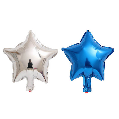 10 bucăți de 10 inci cu stea cu cinci colțuri baloane din folie pentru baby shower, petrecere de aniversare pentru copii, furnituri pentru decorațiuni de nuntă, baloane pentru copii Globos