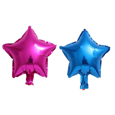 10 bucăți de 10 inci cu stea cu cinci colțuri baloane din folie pentru baby shower, petrecere de aniversare pentru copii, furnituri pentru decorațiuni de nuntă, baloane pentru copii Globos