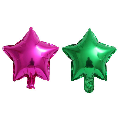 10 bucăți de 10 inci cu stea cu cinci colțuri baloane din folie pentru baby shower, petrecere de aniversare pentru copii, furnituri pentru decorațiuni de nuntă, baloane pentru copii Globos