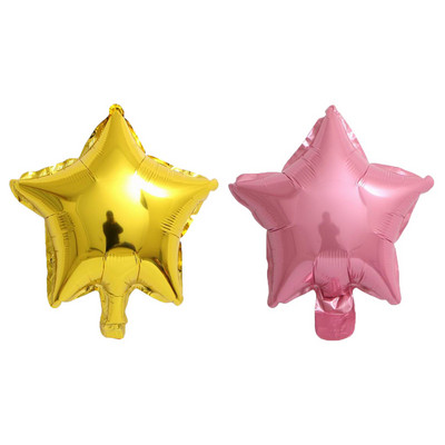 10 bucăți de 10 inci cu stea cu cinci colțuri baloane din folie pentru baby shower, petrecere de aniversare pentru copii, furnituri pentru decorațiuni de nuntă, baloane pentru copii Globos