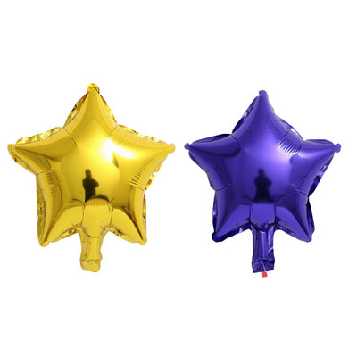 10 bucăți de 10 inci cu stea cu cinci colțuri baloane din folie pentru baby shower, petrecere de aniversare pentru copii, furnituri pentru decorațiuni de nuntă, baloane pentru copii Globos