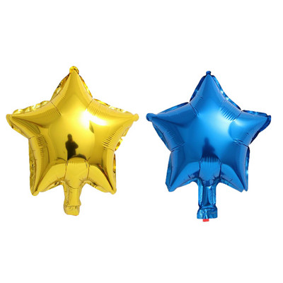 10 bucăți de 10 inci cu stea cu cinci colțuri baloane din folie pentru baby shower, petrecere de aniversare pentru copii, furnituri pentru decorațiuni de nuntă, baloane pentru copii Globos