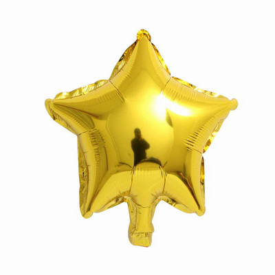 10 bucăți de 10 inci cu stea cu cinci colțuri baloane din folie pentru baby shower, petrecere de aniversare pentru copii, furnituri pentru decorațiuni de nuntă, baloane pentru copii Globos