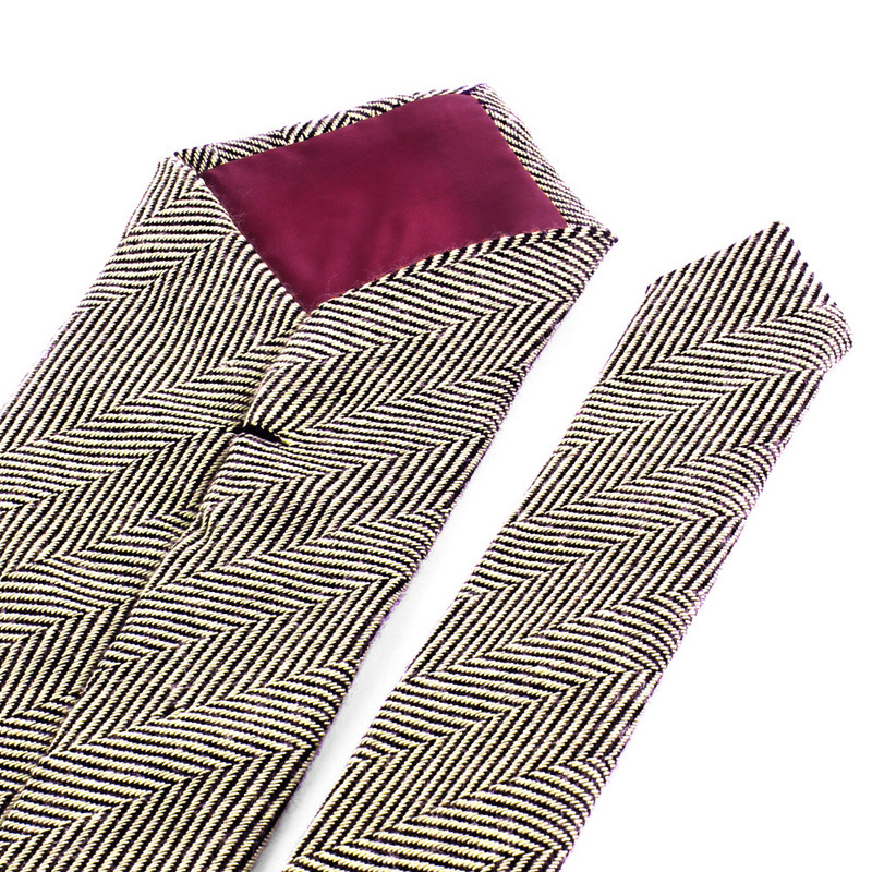 Nove prugaste kravate za muškarce Žene Ležerna imitacija vune Kravata Odijela Kravate Dječaci Djevojčice Kravata Gravata Poklon Uniforma Zimske kravate