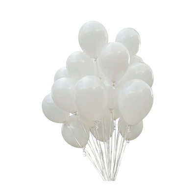 Mat bijelo srce Okrugli baloni od lateksa Balon s helijem Potrepštine za vjenčanje Dekor Babyshower Dekoracije za rođendanske zabave Globos