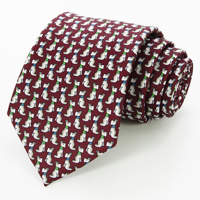 2021, noua cravată cu imprimeu la modă pentru bărbați, cravată de mătase de 8 cm, realizată manual, cravată geometrică florală cachetadă pentru petrecerea de afaceri, cadou de nuntă