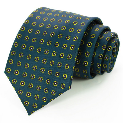 2021, noua cravată cu imprimeu la modă pentru bărbați, cravată de mătase de 8 cm, realizată manual, cravată geometrică florală cachetadă pentru petrecerea de afaceri, cadou de nuntă