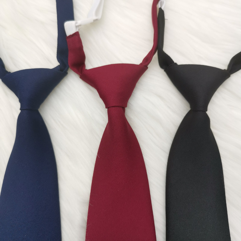 Pamuk Lazy JK Mala kravata bez crne vino crvene jednobojne tamnoplave korejske miješane učeničke školske uniforme osnovnog stila