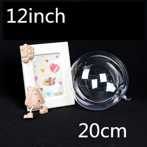 5db Clear Bobo Balloon Glow Bubble Ballon LED füzérrel Valentin-napi karácsonyi esküvői születésnapi parti dekorációhoz