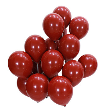 Διπλό Παχύ Στρώμα Ρόδι Κόκκινο Στρογγυλό Λατέξ Μπαλόνι Διακόσμηση πάρτι γενεθλίων Helium Globos Διαρρύθμιση χώρου γάμου
