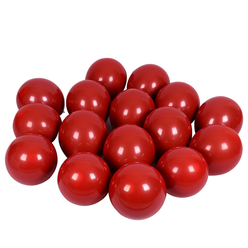 Dupla vastag rétegű gránátalma piros kerek latex léggömb születésnapi parti dekoráció hélium globos esküvői helyszín elrendezési kellékei
