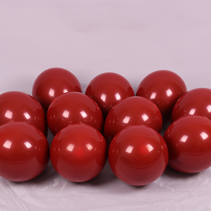 Dupla vastag rétegű gránátalma piros kerek latex léggömb születésnapi parti dekoráció hélium globos esküvői helyszín elrendezési kellékei