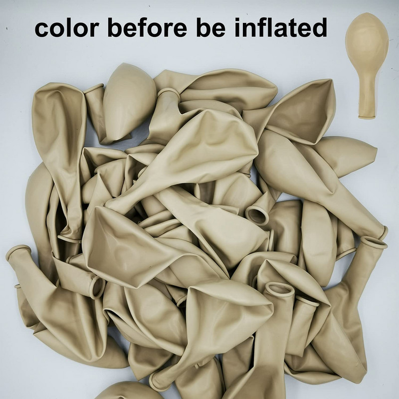 50 db fehér homokos léggömb 10 hüvelykes baba zuhany ballon Retro zsályás zöld Khaki poros rózsaszín hélium léggömbök születésnapi parti dekorációhoz
