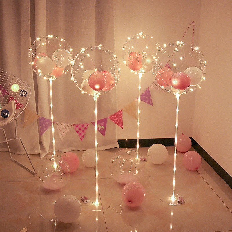 Otthoni és parti dekoráció LED léggömbök állvány Latex fólia léggömb tartó ív esküvői dekoráció léggömb lakberendezési globos kellékek