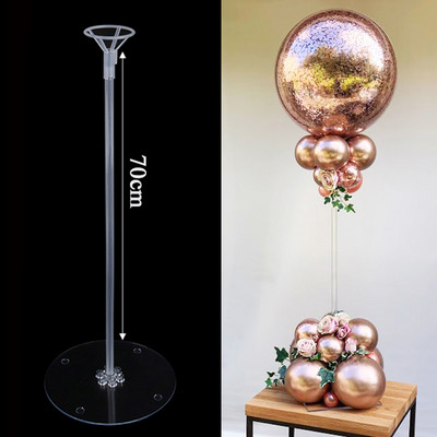 Prozirni prozirni LED Bobo štapići za balone Stalak za balone Držač za potporu za balone Stupac Rođendanska zabava Ukrasi za vjenčani stol