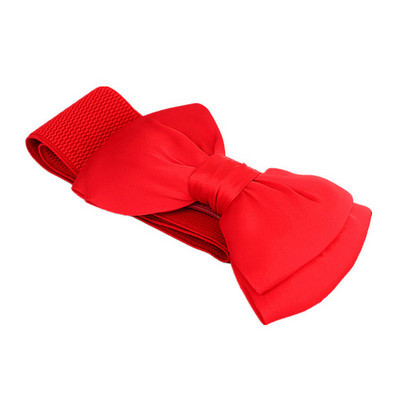 Ženski pojas s velikom mašnom Elastični široki rastezljivi pojas oko struka Novi dizajnerski pojasevi Naramenice za djevojčice Odjevni dodaci