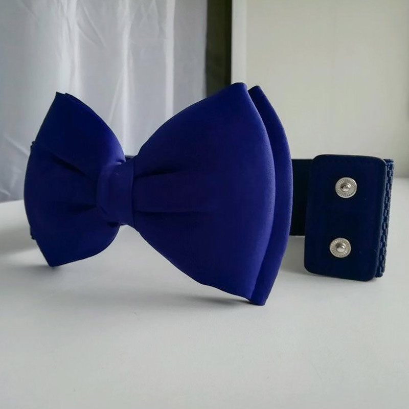 Ženski pojas s velikom mašnom Elastični široki rastezljivi pojas oko struka Novi dizajnerski pojasevi Naramenice za djevojčice Odjevni dodaci