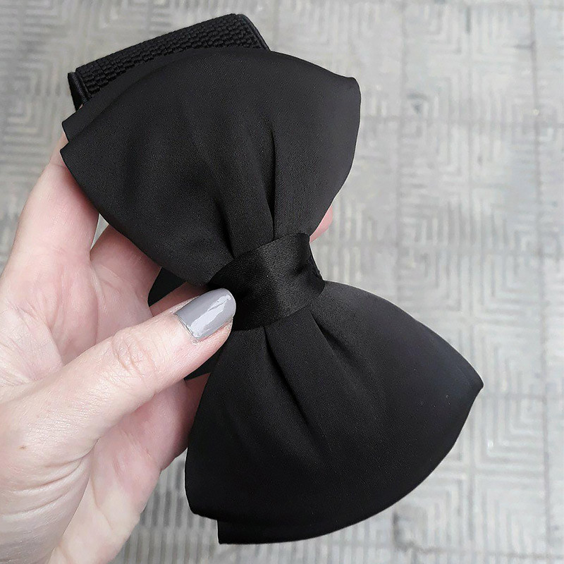 Ženski pojas s velikom mašnom Elastični široki rastezljivi pojas oko struka Novi dizajnerski pojasevi Naramenice za djevojčice Odjevni dodaci