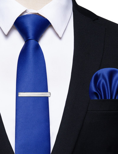 Muške jednobojne jednobojne kravate Handkscraft Set Luksuzne svilene kravate za muškarce Vjenčanje Poslovna zabava Uredski muški dodaci Veleprodaja