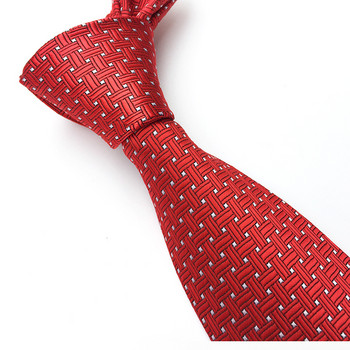 Плътни мъжки вратовръзки Вратовръзки за врата 8 см копринени вратовръзки Gravatas за мъже Сватбен костюм Рокля синьо червено лилаво сребристо бежови вратовръзки за мъже