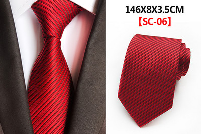 Čvrste muške kravate Kravate oko vrata 8 cm Svilene kravate Gravatas za muškarce Vjenčanica Plava Crvena Ljubičasta Srebrna Bež Kravate za muškarce