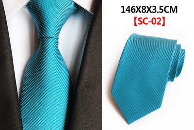 Čvrste muške kravate Kravate oko vrata 8 cm Svilene kravate Gravatas za muškarce Vjenčanica Plava Crvena Ljubičasta Srebrna Bež Kravate za muškarce