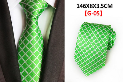 Čvrste muške kravate Kravate oko vrata 8 cm Svilene kravate Gravatas za muškarce Vjenčanica Plava Crvena Ljubičasta Srebrna Bež Kravate za muškarce