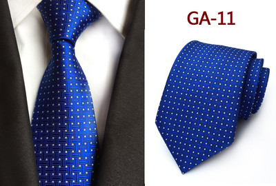 Čvrste muške kravate Kravate oko vrata 8 cm Svilene kravate Gravatas za muškarce Vjenčanica Plava Crvena Ljubičasta Srebrna Bež Kravate za muškarce