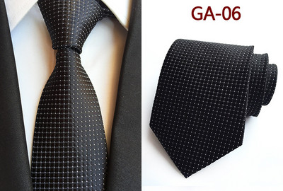 Čvrste muške kravate Kravate oko vrata 8 cm Svilene kravate Gravatas za muškarce Vjenčanica Plava Crvena Ljubičasta Srebrna Bež Kravate za muškarce