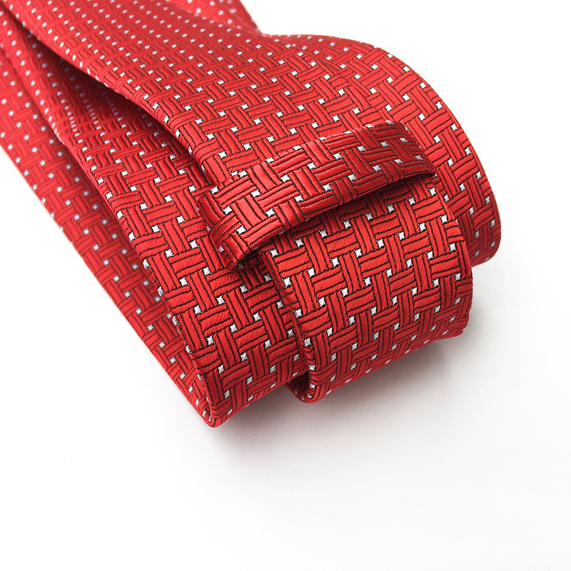 Čvrste muške kravate Kravate oko vrata 8 cm Svilene kravate Gravatas za muškarce Vjenčanica Plava Crvena Ljubičasta Srebrna Bež Kravate za muškarce