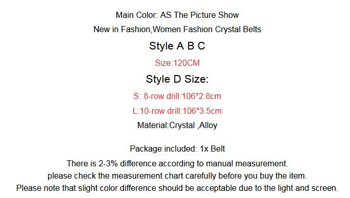 Női divat övek 10 soros teljes strasszos fényes derékpánt alkalmi parti ruha övlánc új
