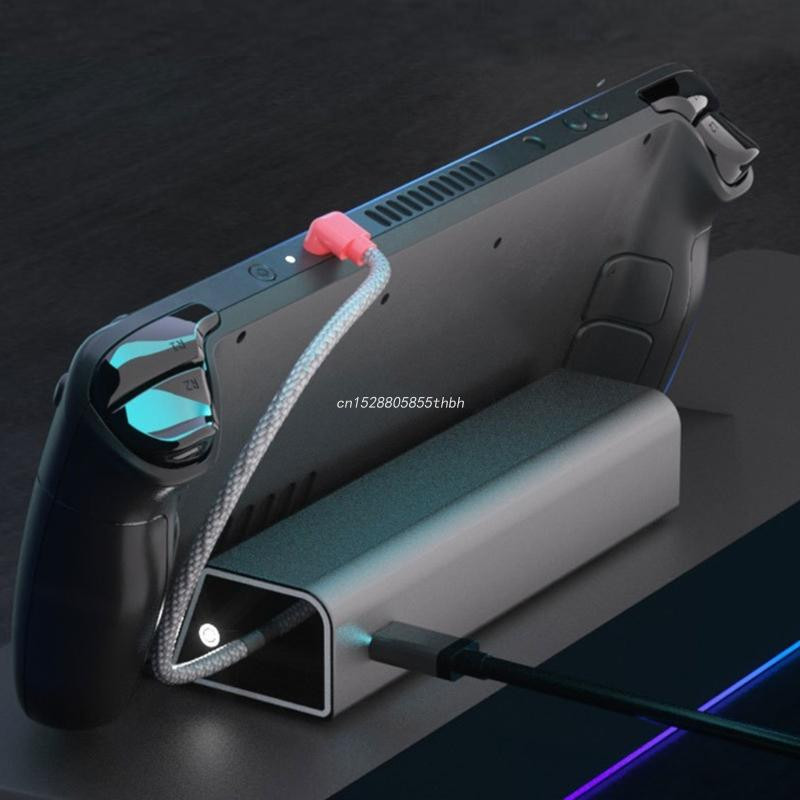 Alumíniumötvözetből készült töltőállvány tartó Steam Deck játékkonzolhoz, játék kiegészítők Töltő dokkoló állomás konzol bölcső