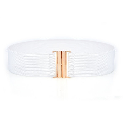 Široki elastični pojas Jednobojni korzet Pojas s metalnom kopčom Ženski modni naramenice Rastezljivi cinch pojas Ženski pojas oko struka