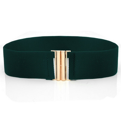 Široki elastični pojas Jednobojni korzet Pojas s metalnom kopčom Ženski modni naramenice Rastezljivi cinch pojas Ženski pojas oko struka