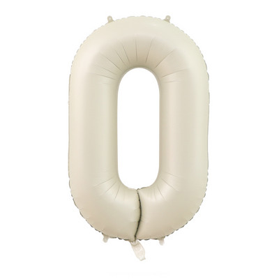 Novi 40 inčni baloni od folije krem velikog broja 0 1 2 3 4 5 6 7 8 9 Sretan rođendan Vjenčane dekoracije Figurice od karamele Globos