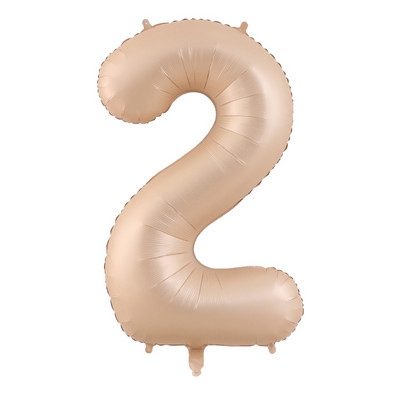 Novi 40 inčni baloni od folije krem velikog broja 0 1 2 3 4 5 6 7 8 9 Sretan rođendan Vjenčane dekoracije Figurice od karamele Globos