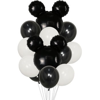 1σετ Mickey Minnie Mouse Balloon Birthday Latex Balloon Baby Shower Διακόσμηση πάρτι γενεθλίων Παιδικό αλουμινόχαρτο Μπαλόνι Air Globos Παιχνίδι