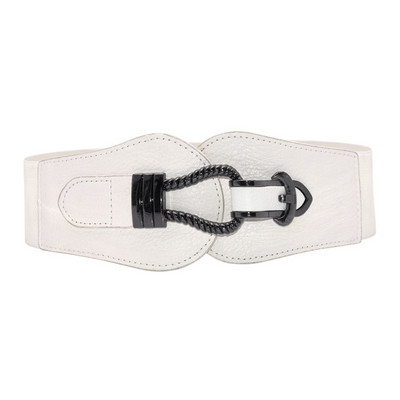 Elegantni vintage pojasevi na pojasu Ženski 65 cm dugi Crno Bijelo Crveno Kombinirana haljina Ukrasni pojas za struk Odjevni dodaci