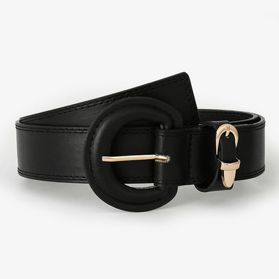 Korejska modna ženska elastična haljina za djevojke širokog struka s kopčom za remen Ženski remeni Dizajner luksuznih marki Cinturones Para Mujer