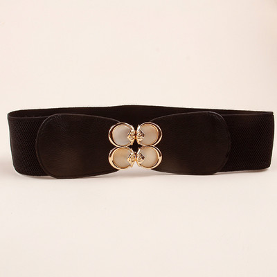 Korejska modna ženska elastična haljina za djevojke širokog struka s kopčom za remen Ženski remeni Dizajner luksuznih marki Cinturones Para Mujer