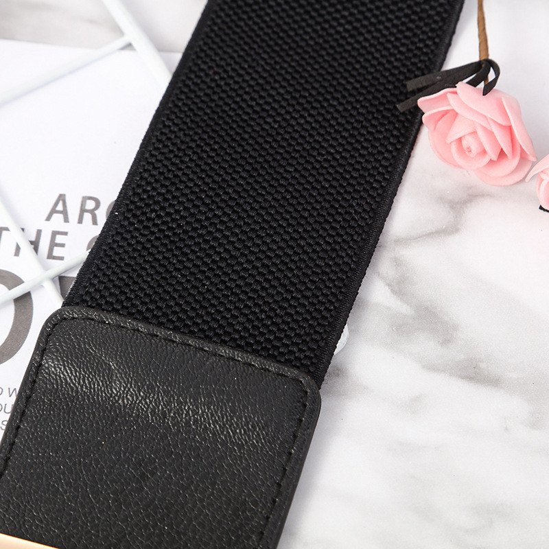 Korejska modna ženska elastična haljina za djevojke širokog struka s kopčom za remen Ženski remeni Dizajner luksuznih marki Cinturones Para Mujer