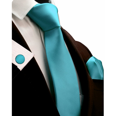 GUSLESON új divat, klasszikus, tömör férfi nyakkendő zseb négyzet mandzsettagombok szett piros sárga zöld selyem nyakkendő öltöny esküvői üzlet