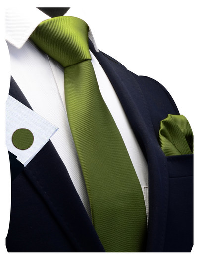 GUSLESON új divat, klasszikus, tömör férfi nyakkendő zseb négyzet mandzsettagombok szett piros sárga zöld selyem nyakkendő öltöny esküvői üzlet